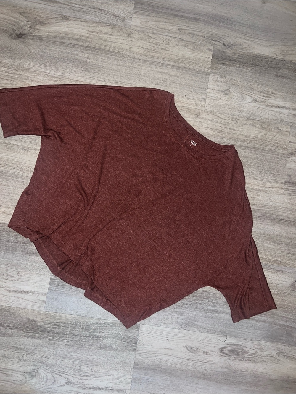 a new day Short Sleeve Relaxed Tee in Brick